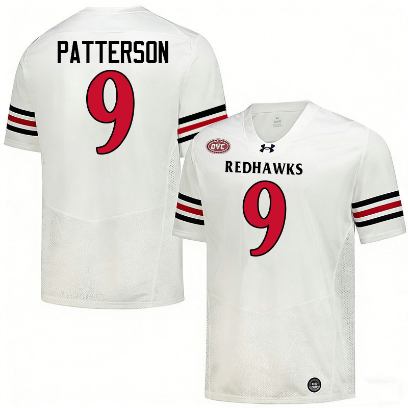 Southeast Missouri State Redhawks #9 Adrian Patterson College Football Jerseys,Uniforms-White